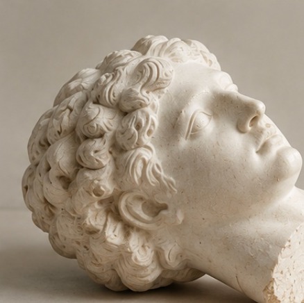 Illustrative image of decorative and sculptural plaster objects